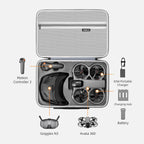 For DJI Avata 360 STARTRC Upgraded Shoulder PU Storage Bag Motion-Sensing Fly Kit Handbag, For DJI Avata 360