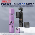 For DJI OSMO Pocket 3 STARTRC 5 in 1 Body Lens Handle Screen Silicone TPU Case, 5 in 1 Case