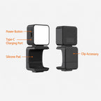 For DJI Osmo Pocket 3 Desiontal Portable Magnetic Fill Light, PM02 Dual Light, PM02 Dual Light