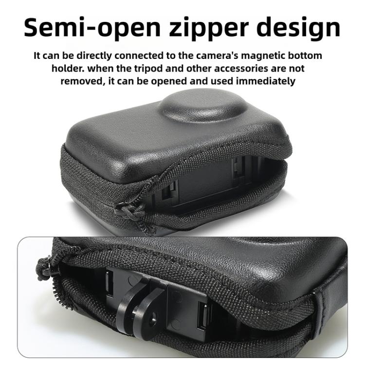 For DJI Osmo Action 5 Pro / 4 / 3 Portable Body Half Coverage Storage Box Bag