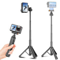 VT-09 Magnetic Handheld Selfie Stick Mini Desktop Telescopic Tripod for DJI Action 5 Pro / 4 / 3, VT-09