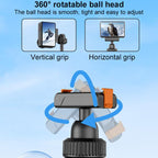 VT-09 Magnetic Handheld Selfie Stick Mini Desktop Telescopic Tripod for DJI Action 5 Pro / 4 / 3, VT-09
