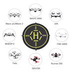 STARTRC RC Drone Quadcopter Portable Parking Apron Fast-fold Landing Parking Pad for DJI Mavic Mini / Mavic Air 2, Diameter: 56cm, Diameter: 56cm