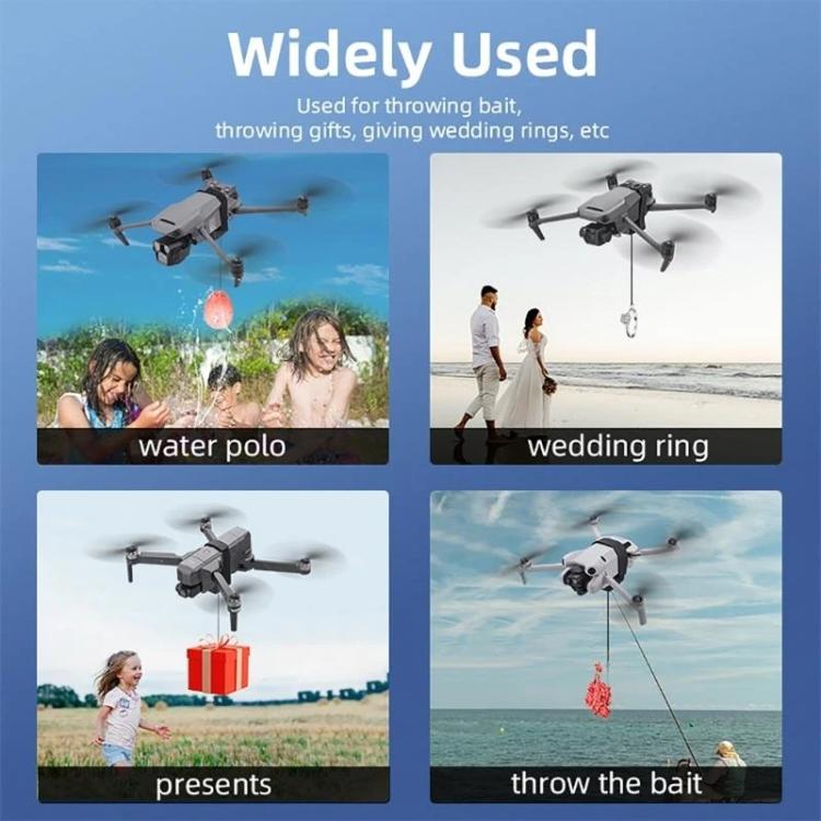 BRDRC Air-Dropping System Drone Thrower Parabolic For DJI Mini 4 Pro / 3 Pro / Air 3 / Mavic 3 / 3 Pro, For DJI Mini 4 Pro / 3 Pro / Air 3 / Mavic 3 / 3 Pro