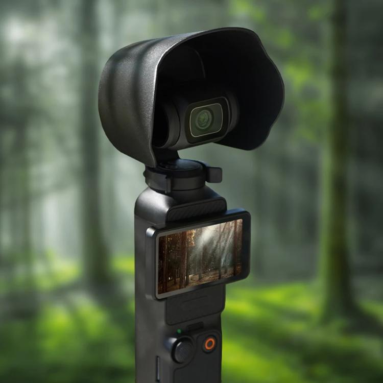 For DJI OSMO Pocket 3 BRDRC Sunshade Lens Protective Cover Hood, For DJI OSMO Pocket 3
