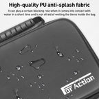 For DJI Osmo Action 5 Pro / 4 / 3 Camera and Accessories PU Storage Bag