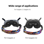 BRDRC Colorful Graffiti Headband Fixed Strap For DJI Aavta Goggles 2 / FPV Goggles V2