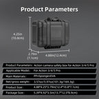 For DJI OSMO Action 5 Pro / 4 / 3 Camera Hard Storage Box Bag Protective Case, For DJI OSMO Action 5 Pro / 4 / 3
