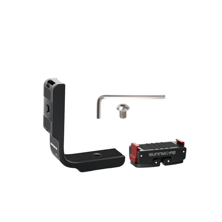 For DJI Osmo 360 Sunnylife Metal L-Type Vertical-Horizontal Mount with Magnetic Adapter Quick Release Mount Adapter Stand, ZJ032 For DJI Osmo 360