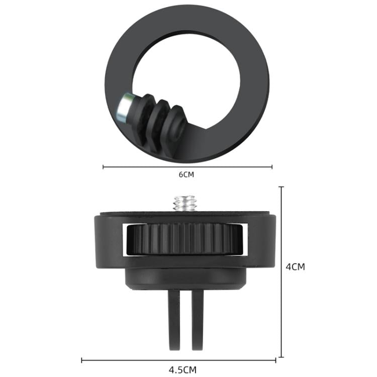 Magnetic Ring Base Mount with 1/4 inch Adapter, Magnetic Base with 1/4 inch Adapter