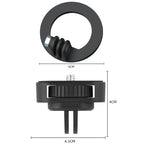 Magnetic Ring Base Mount with 1/4 inch Adapter, Magnetic Base with 1/4 inch Adapter