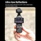 For DJI Osmo Pocket 3 Sunnylife Screen Protector AR Anti-reflection Tempered Glass Film with Film Locator, Screen Protector
