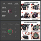 For DJI Mavic 4 Pro STARTRC 4 in 1 CPL ND8 ND32 ND64 Lens Filter Kit, CPL ND8 ND32 ND64
