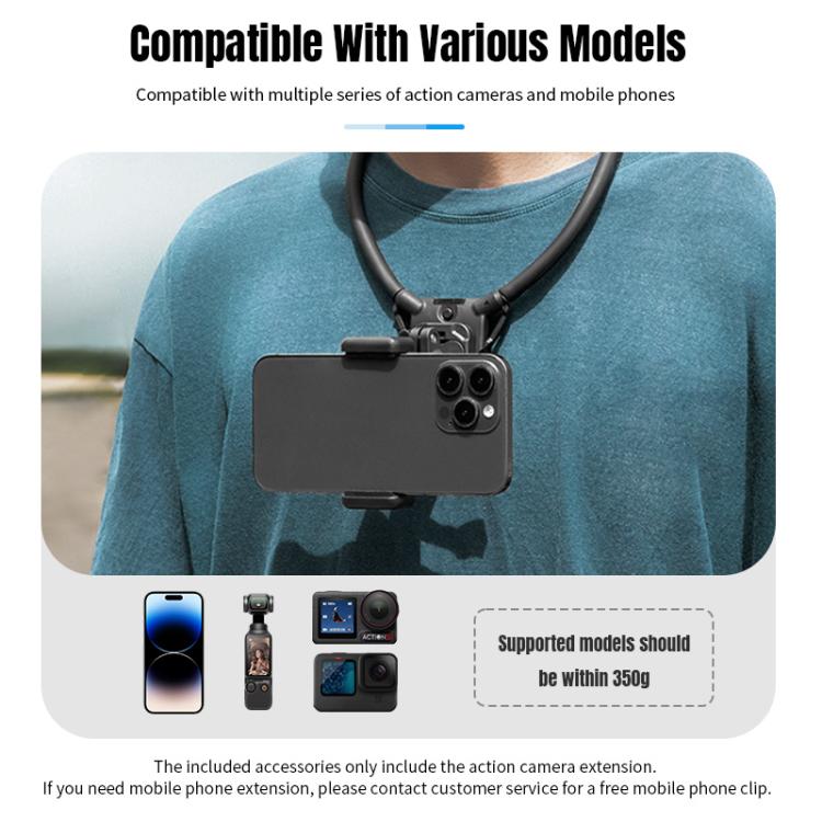 STARTRC Lazy Neck Bracket V3 POV View Mount with Chest Strap, POV View Mount with Chest Strap