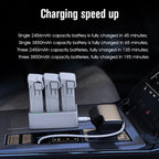 For DJI Mini 3 Pro STARTRC 3 in 1 Charging Butler Battery Charger