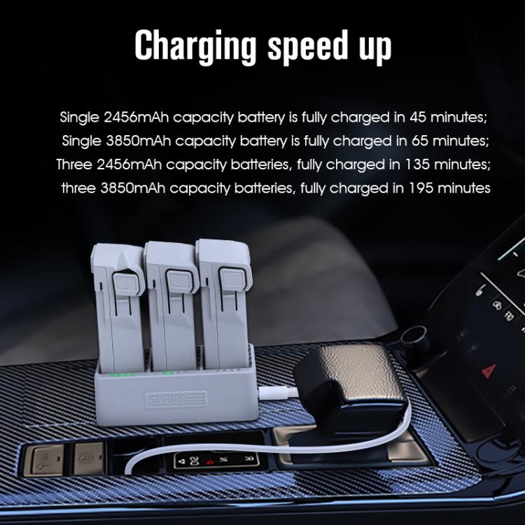 For DJI Mini 3 Pro STARTRC 3 in 1 Charging Butler Battery Charger
