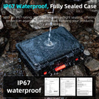 For DJI Flip STARTRC Waterproof ABS Suitcase Storage Box, ForDJI Flip