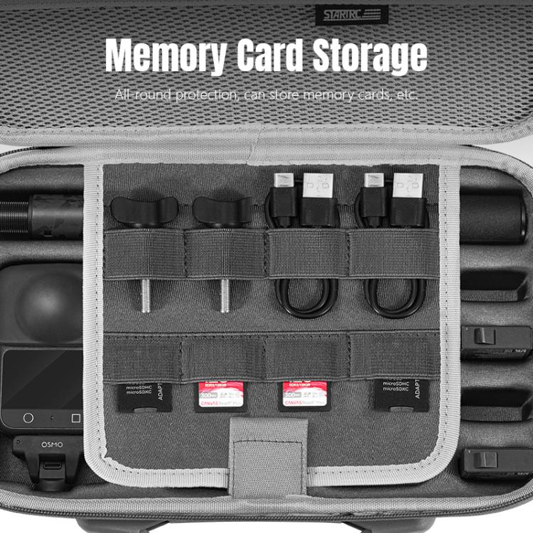 For DJI Osmo 360 STARTRC Full Kit Portable Handbag Shoulder PU Storage Bag, For DJI Osmo 360 PU