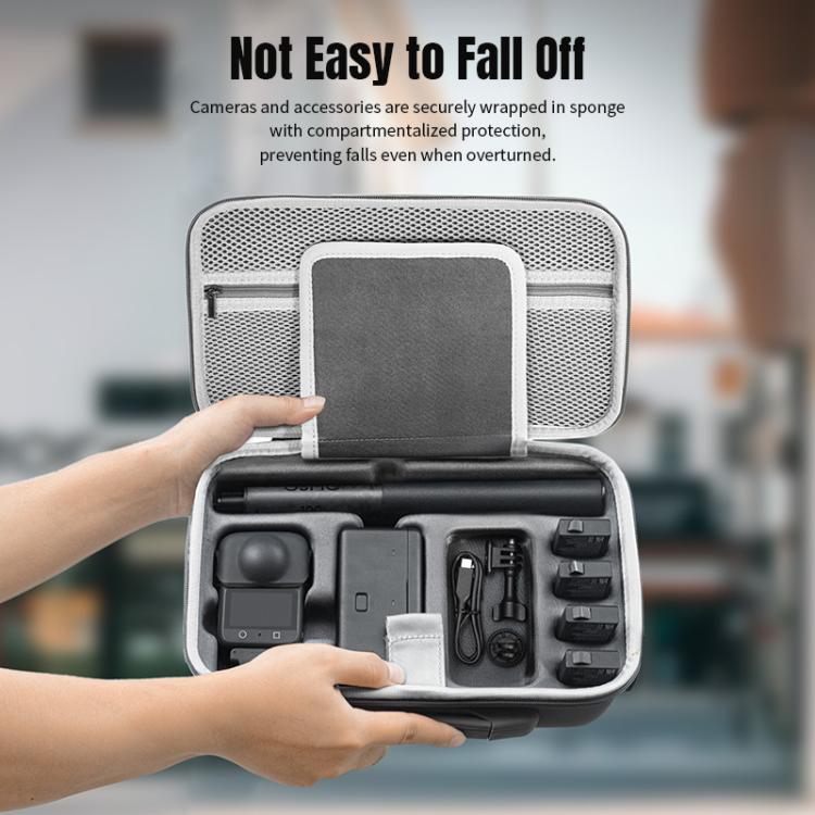 For DJI Osmo 360 STARTRC Full Kit Portable Handbag Shoulder PU Storage Bag, For DJI Osmo 360 PU
