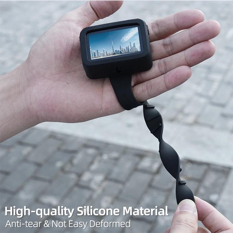 For DJI Osmo Nano Sunnylife Vision Dock Strap Wristband Expansion Band Silicone Protective Cover Bicycle Strap Cat Collar, For DJI Osmo Nano Vision Dock Cover
