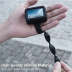 For DJI Osmo Nano Sunnylife Vision Dock Strap Wristband Expansion Band Silicone Protective Cover Bicycle Strap Cat Collar, For DJI Osmo Nano Vision Dock Cover