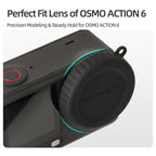 For DJI Osmo Action 6 Sunnylife Silicone Scratch-Proof Camera Lens Protective Cover, For DJI Osmo Action 6