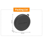 For DJI Osmo Action 6 Sunnylife Silicone Scratch-Proof Camera Lens Protective Cover, For DJI Osmo Action 6