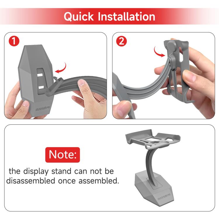 For DJI Mini 5 Pro / 4 Pro / 3 Pro Sunnylife Desktop Display Stand Drone Mount Exhibition Base Bracket, For DJI Mini 5 Pro / 4 Pro / 3 Pro