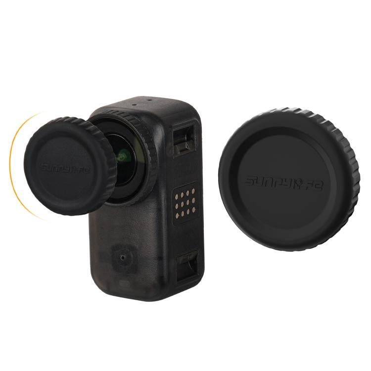 For DJI Osmo 360 Sunnylife Silicone Lens Cover Scratch-Proof Camera Cover Protector Protective Lens Guard Protector, For DJI Osmo 360