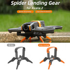 For DJI AVATA 2 Sunnylife LG797 Landing Gear Extensions Heightened Spider Gears Support Leg, Spider Gears(Orange), Spider Gears(Grey)