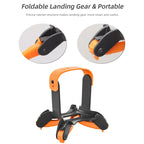 For DJI AVATA 2 Sunnylife LG797 Landing Gear Extensions Heightened Spider Gears Support Leg, Spider Gears(Orange), Spider Gears(Grey)