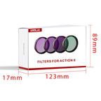 For DJI Osmo Action 6 STARTRC 4 in 1 CPL ND8 ND16 ND32 Camera Lens Filter, For DJI Osmo Action 6