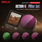 For DJI Osmo Action 6 STARTRC 4 in 1 CPL ND8 ND16 ND32 Camera Lens Filter, For DJI Osmo Action 6