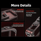 For DJI Osmo Action 6 STARTRC Metal Cage Frame with Cold Shoe, For DJI Osmo Action 6 Metal Cage