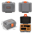 For DJI Osmo Action 6 Sunnylife Mini Travel Box Waterproof Carrying Box Shock-proof Hard Shell, For DJI Osmo Action 6