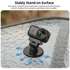 Sunnylife Quick-Release Dual-Direction Magnetic Base Mount 1/4 180 Tilt Adjustable Tabletop Base Bracket For DJI Osmo Nano / Action 6, DZ-141 For DJI Osmo Nano / Action 6