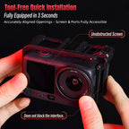 For DJI Osmo Action 6 STARTRC Plastic Cage Vertical-Horizontal Expansion Adapter Frame with Cold Shoe, For DJI Osmo Action 6 Plastic Cage