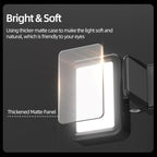 For DJI Osmo Pocket 3 Sunnylife Adjustable LED Video Light Quick-Release Fill Light Tri-Color Dimmable Portable Fill Lamp