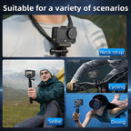 For DJI Osmo Action 6 YELANGU Metal Camera Cage Frame with Cold Shoe, For DJI Osmo Action 6 Cage