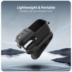 For DJI Osmo Nano Sunnylife Backpack Clip Action Camera Clamp 360 Degree Rotation Vertical-Horizontal Mount, ON-J062 Backpack Clip