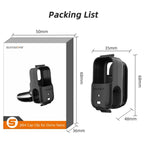 For DJI Osmo Nano Sunnylife Baseball Hat Clip Mount Baseball Cap Clamp Quick Release Mount Camera POV Vlog Holder, ON-J064 Cap Clamp