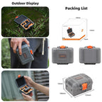 For DJI Osmo 360 Sunnylife Mini Travel Box Waterproof Carrying Box Shock-proof Hard Shell, For DJI Osmo 360