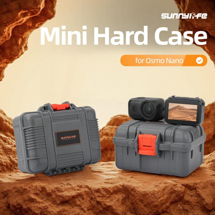 For DJI Osmo Nano Sunnylife Mini Travel Box Waterproof Carrying Box Shock-proof Hard Shell, For DJI Osmo Nano