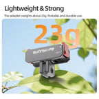 Sunnylife Metal Magnetic Quick Release Adapter Mount Foldable Cam Stand 1/4 Adapter For DJI Osmo Nano / Osmo 360 / Action 5 Pro / 4 / 3, AD017 For DJI Osmo Nano / Osmo 360