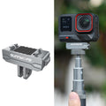 Sunnylife Metal Magnetic Quick Release Adapter Mount Action Camera Foldable Cam Stand 1/4 Adapter for Insta360 X5 / Ace / Ace Pro 2 / 1, AD020 For Insta360 X5 / Ace / Ace Pro 2 / 1