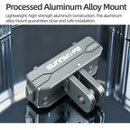 Sunnylife Metal Magnetic Quick Release Adapter Mount Action Camera Foldable Cam Stand 1/4 Adapter for Insta360 X5 / Ace / Ace Pro 2 / 1, AD020 For Insta360 X5 / Ace / Ace Pro 2 / 1