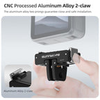 For DJI Osmo 360 Sunnylife Dual-Direction Magnetic Mount Quick-Release 1/4 Screw Foldable 2-prong Design Adapter Mount, AD107 For DJI Osmo 360
