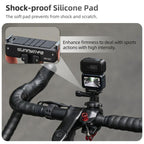 For DJI Osmo 360 Sunnylife Dual-Direction Magnetic Mount Quick-Release 1/4 Screw Foldable 2-prong Design Adapter Mount, AD107 For DJI Osmo 360
