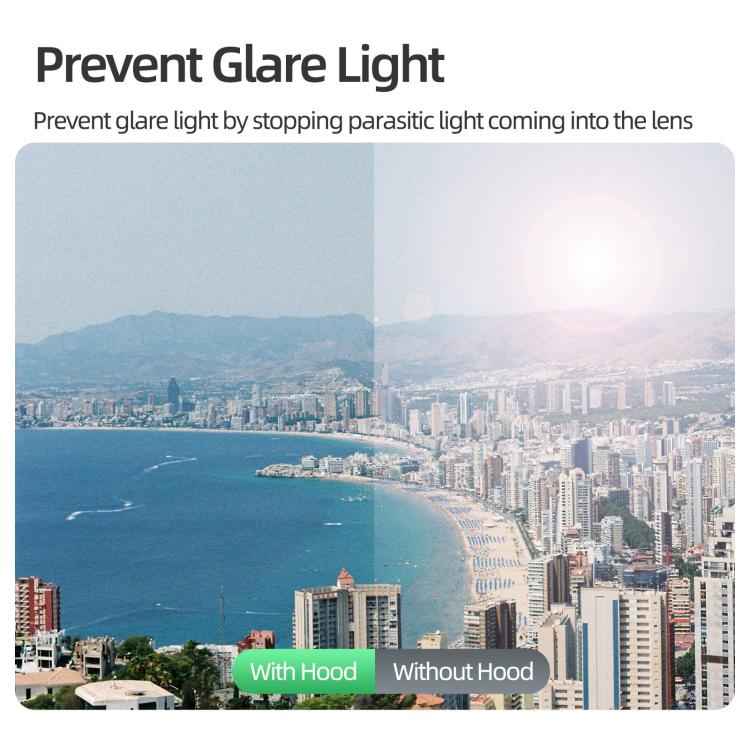 For DJI Mini 5 Pro Sunnylife Lens Hood Anti-glare Lens Cover Sunhood Gimbal Protective Cap, For DJI Mini 5 Pro