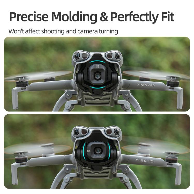 For DJI Mini 5 Pro Sunnylife Lens Hood Anti-glare Lens Cover Sunhood Gimbal Protective Cap, For DJI Mini 5 Pro